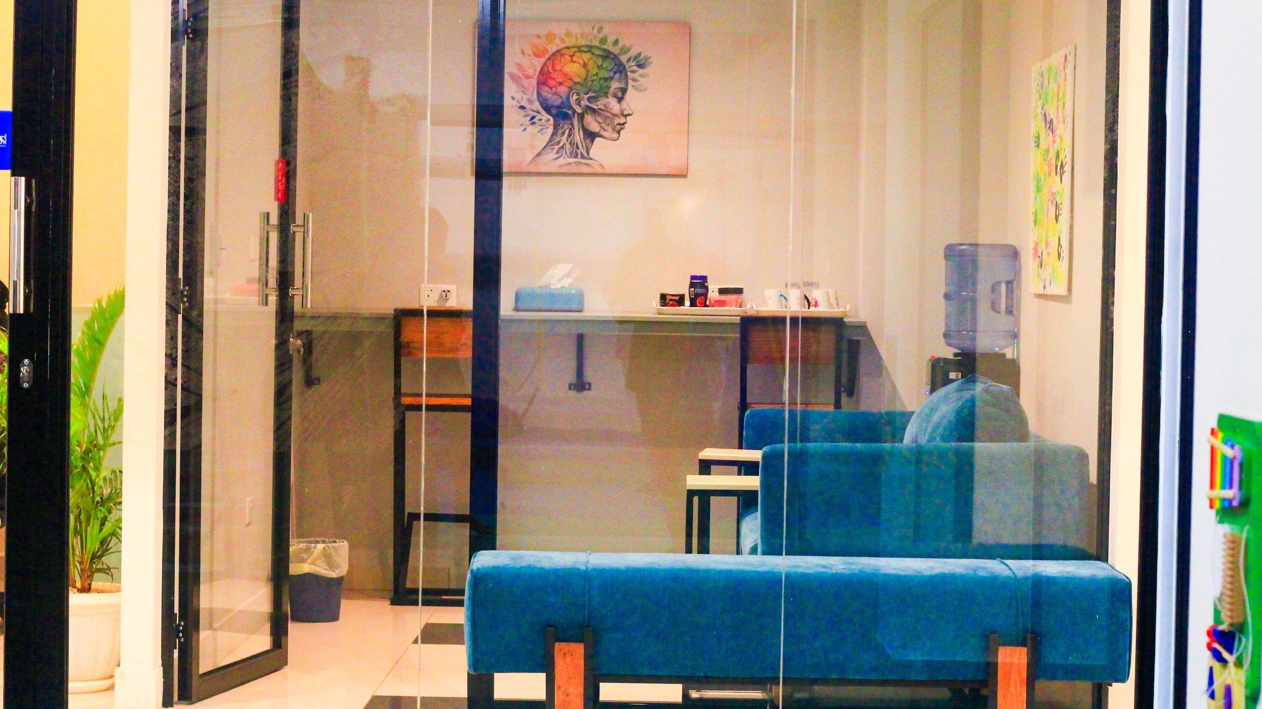 Therapy waiting lounge